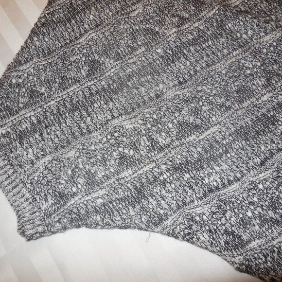 Cardigan Sweater NEW 3X plus size Bat Sleeve Knit Jacket Top Light-Weight Gray - Picture 6 of 10